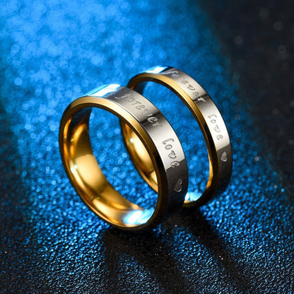 Bague couple amour éternel | Or