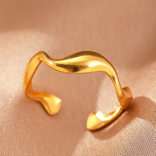 Bague Élyra fluide | Or