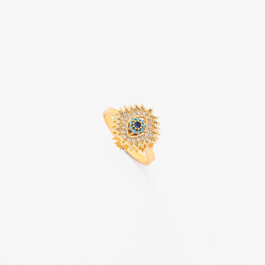Bague tourbillon éclat de saphir | Or