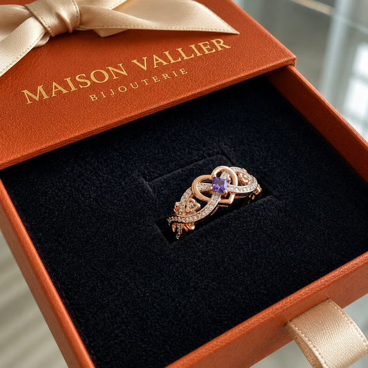 Bague Violetheart | Or bicolore