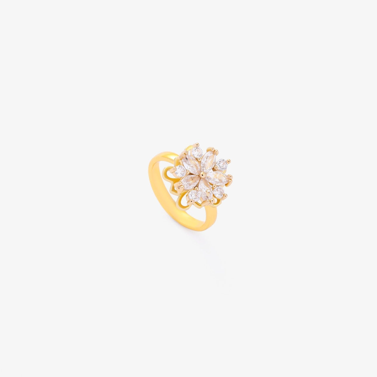 Bague tournante Flora | Or