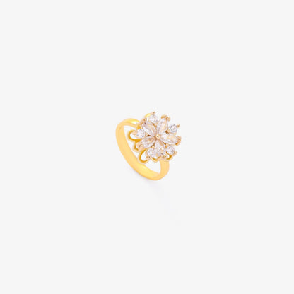 Bague tournante Flora | Or