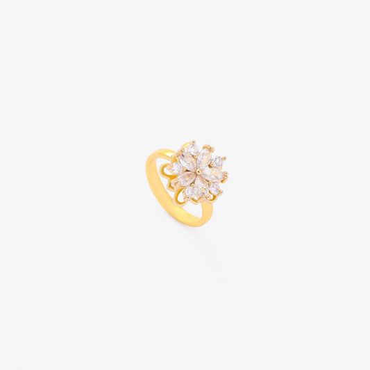 Bague tournante Flora | Or