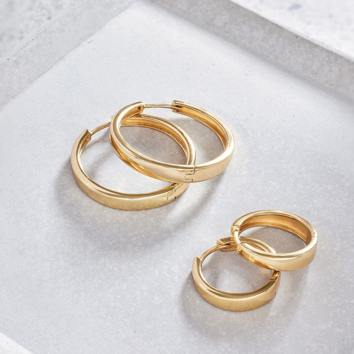 Boucles d'oreilles Gia affirmée | Or