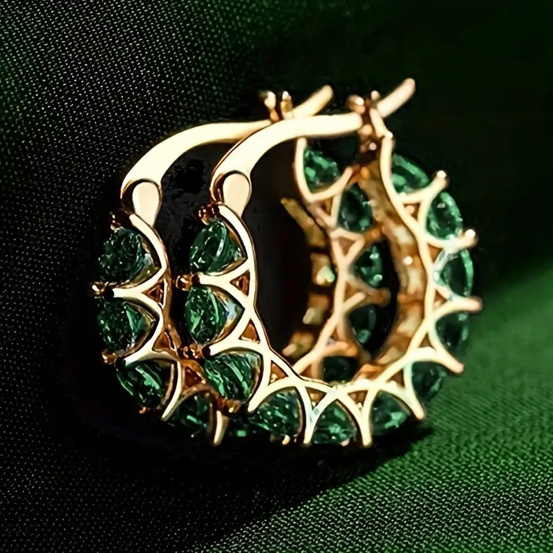 Boucles d'oreilles créoles Hélène Marlot | Or blanc