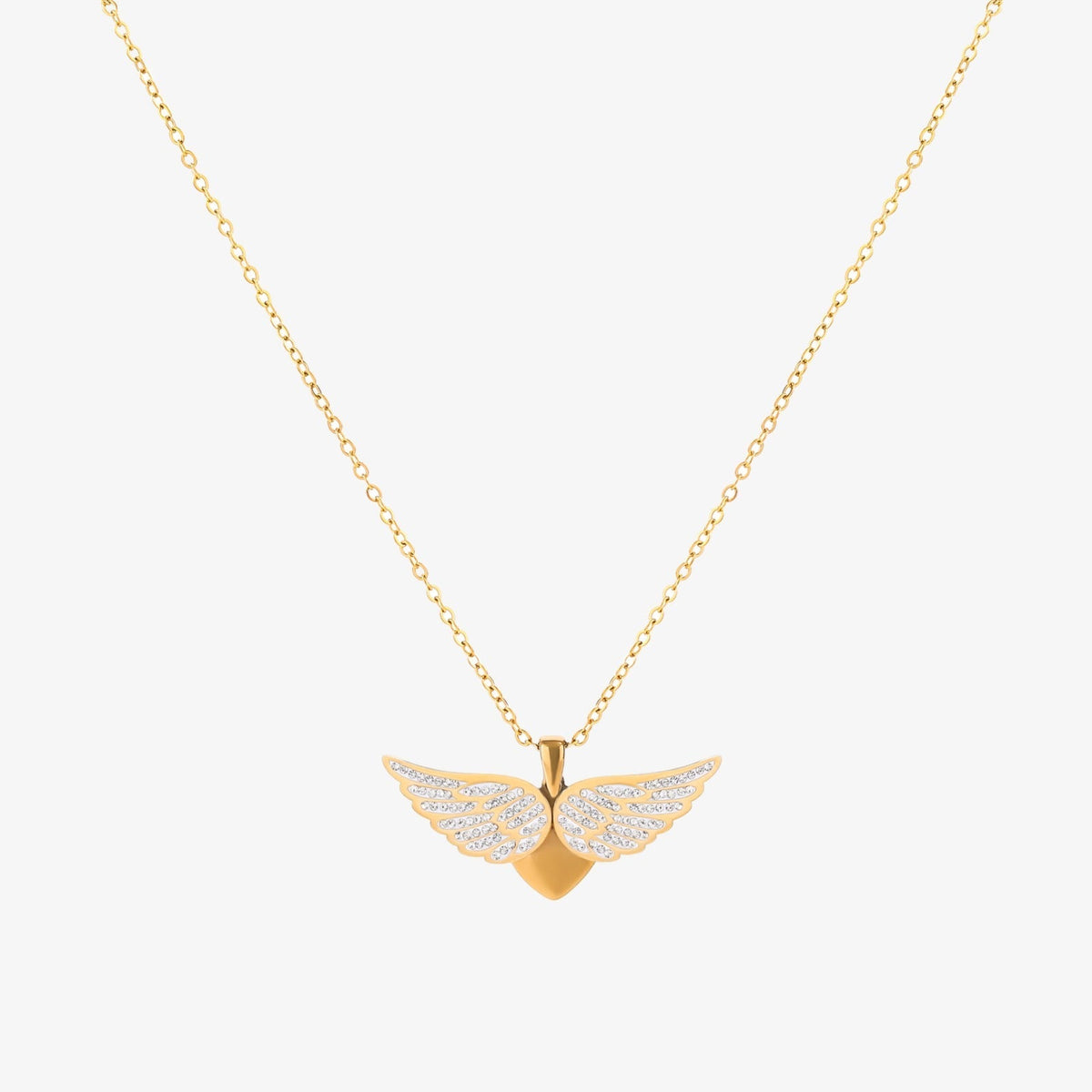Collier ailes d'ange Élevées | Or