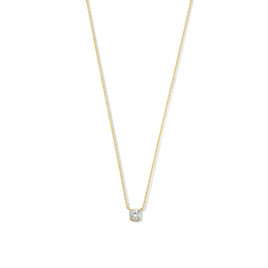 Collier en pierre moissanite Cléa | Or