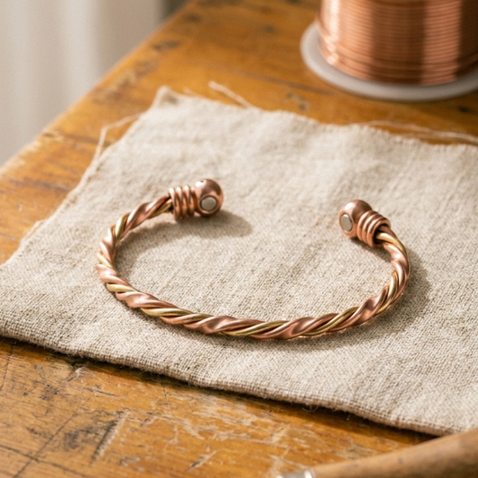 Bracelet en cuivre Rivière