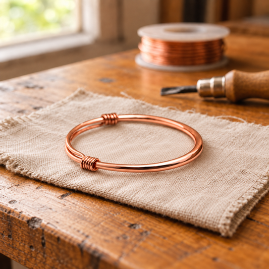 Bracelet en cuivre Sérène