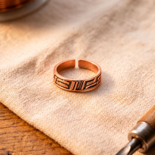 Bague en cuivre Geneviève