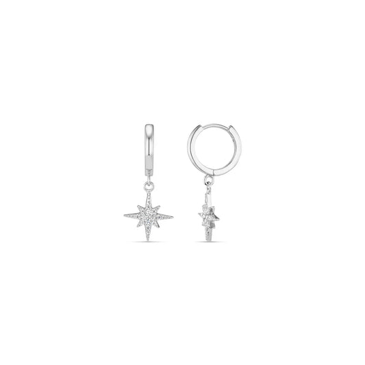 Les boucles d'oreilles Envoûtantes | Or blanc