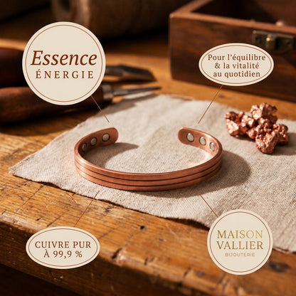 Bracelet en cuivre Noyau