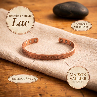 Bracelet en cuivre Lac