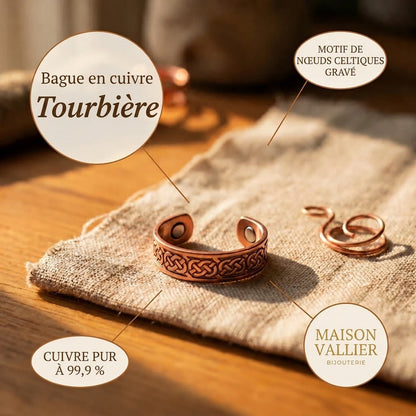 Bague en cuivre Lande