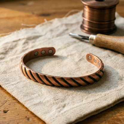 Bracelet en cuivre Épine
