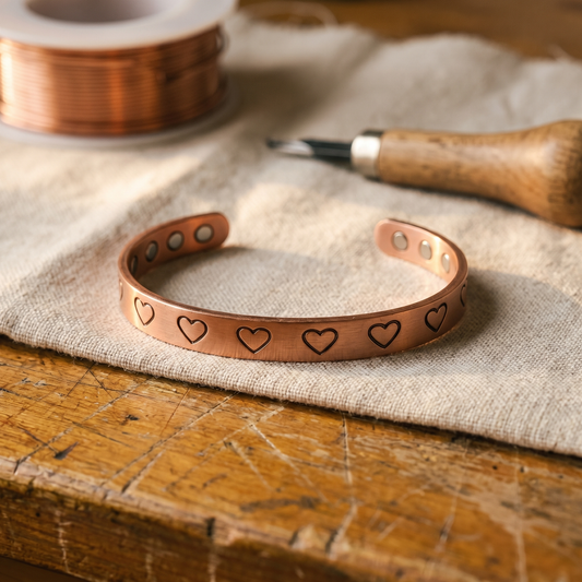 Bracelet en cuivre Âtre