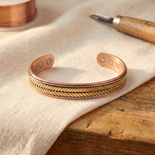Bracelet en cuivre Moisson