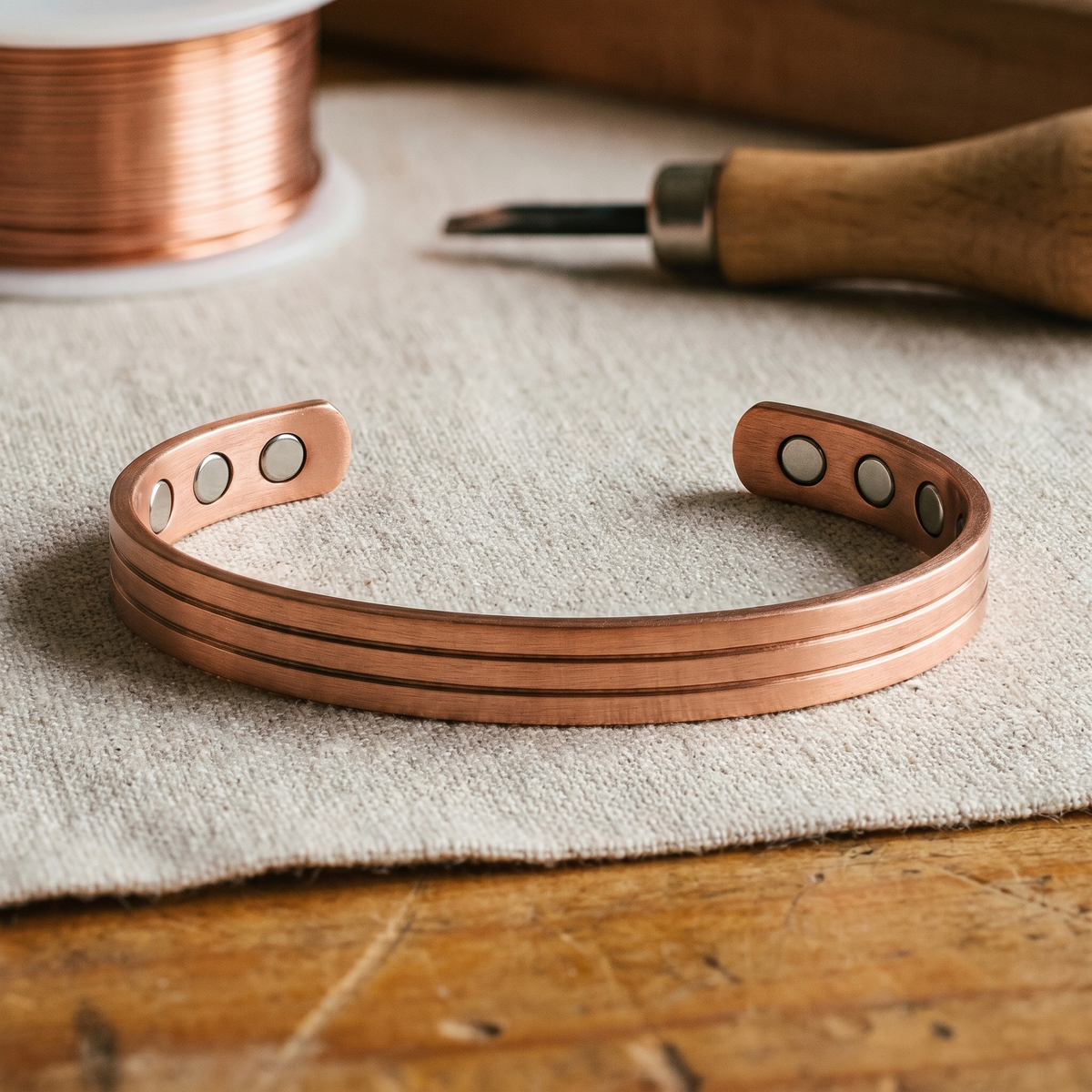 Bracelet en cuivre Noyau