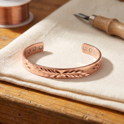 Bracelet en cuivre Luna