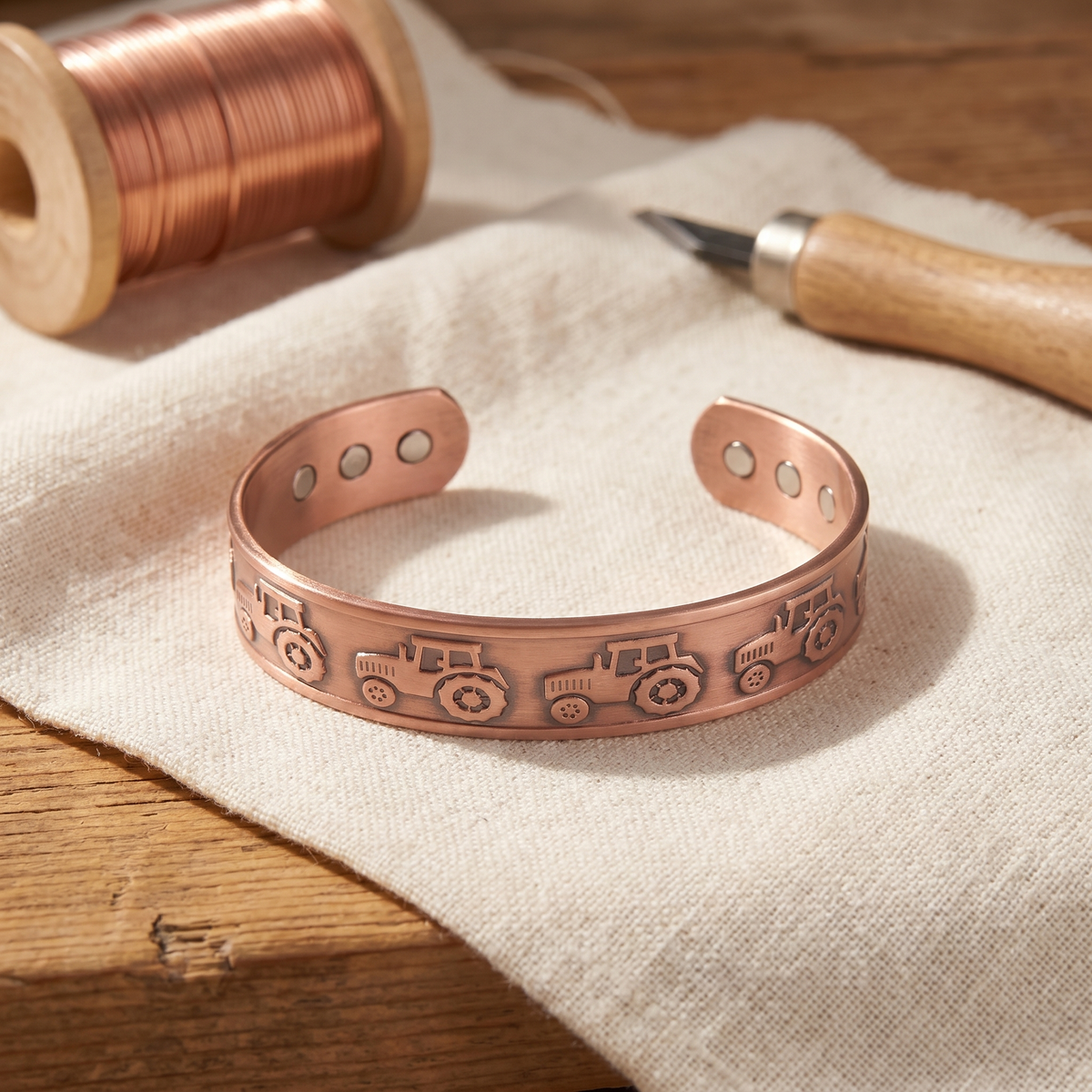 Bracelet en cuivre Coteau