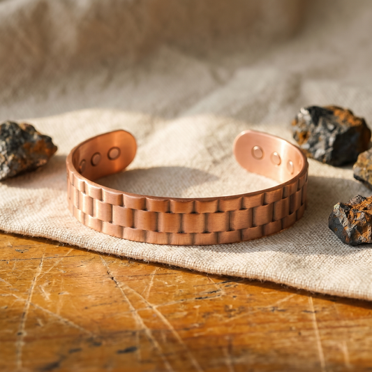 Bracelet homme en cuivre Minerai
