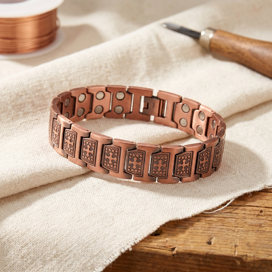 Bracelet homme en cuivre Tempête