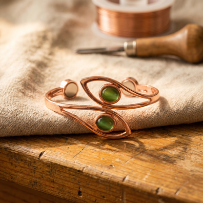 Bracelet en cuivre Opale