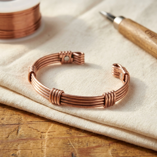 Bracelet en cuivre Automne